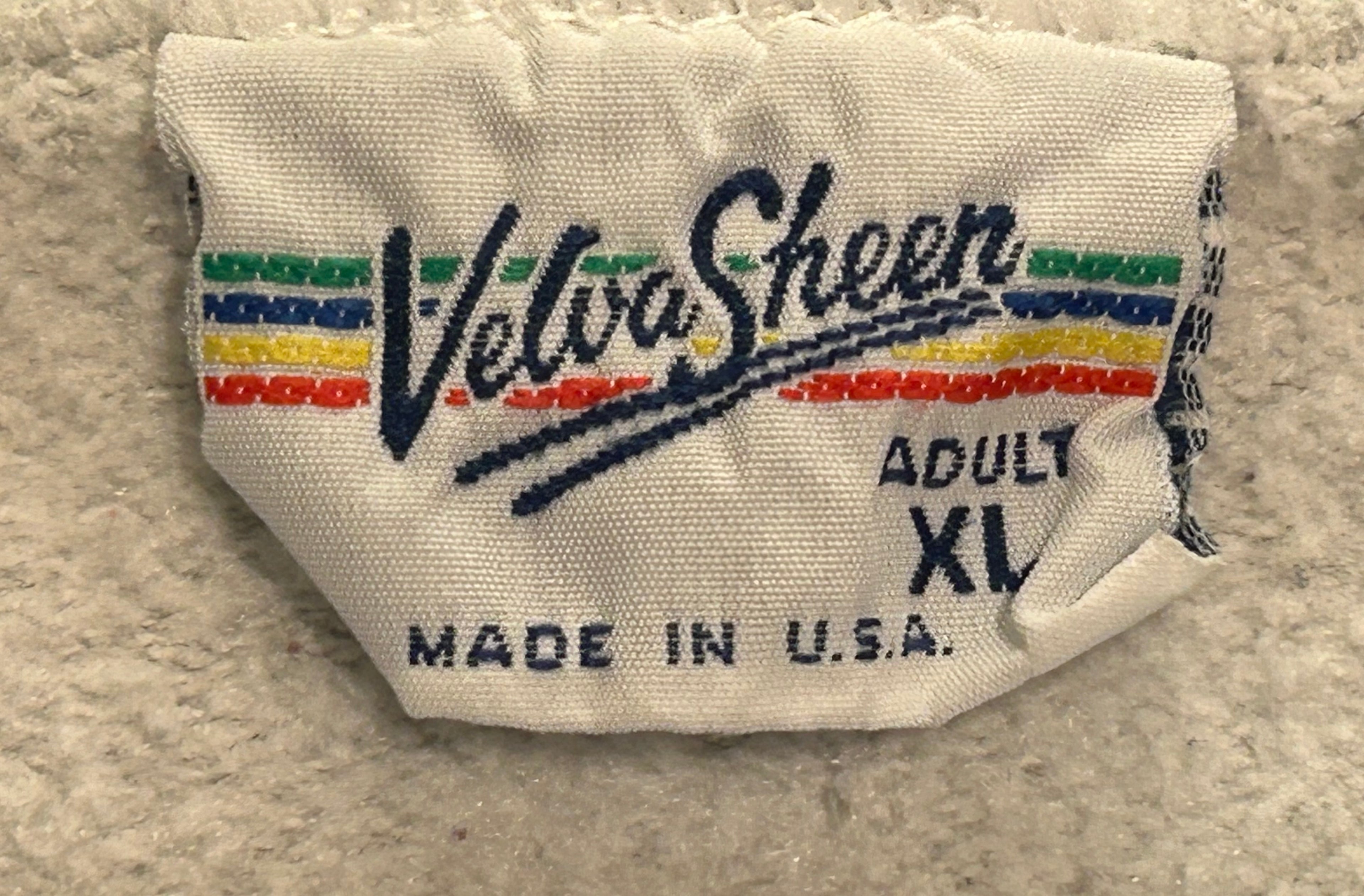 ★VelvaSheenベルバシーンＵＳＡ製アメリカ製ヴィンテージスウェットイラストプリントシャツグレーＸＬ★古着屋オクトパスホールド★
