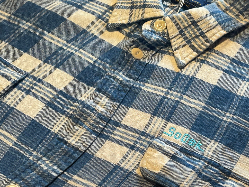 ★RALPH LAURENラルフローレンヴィンテージチェックネルシャツＸＬ★RRLポロPOLOラグビーRUGBYラグビー★古着屋オクトパスホールド★