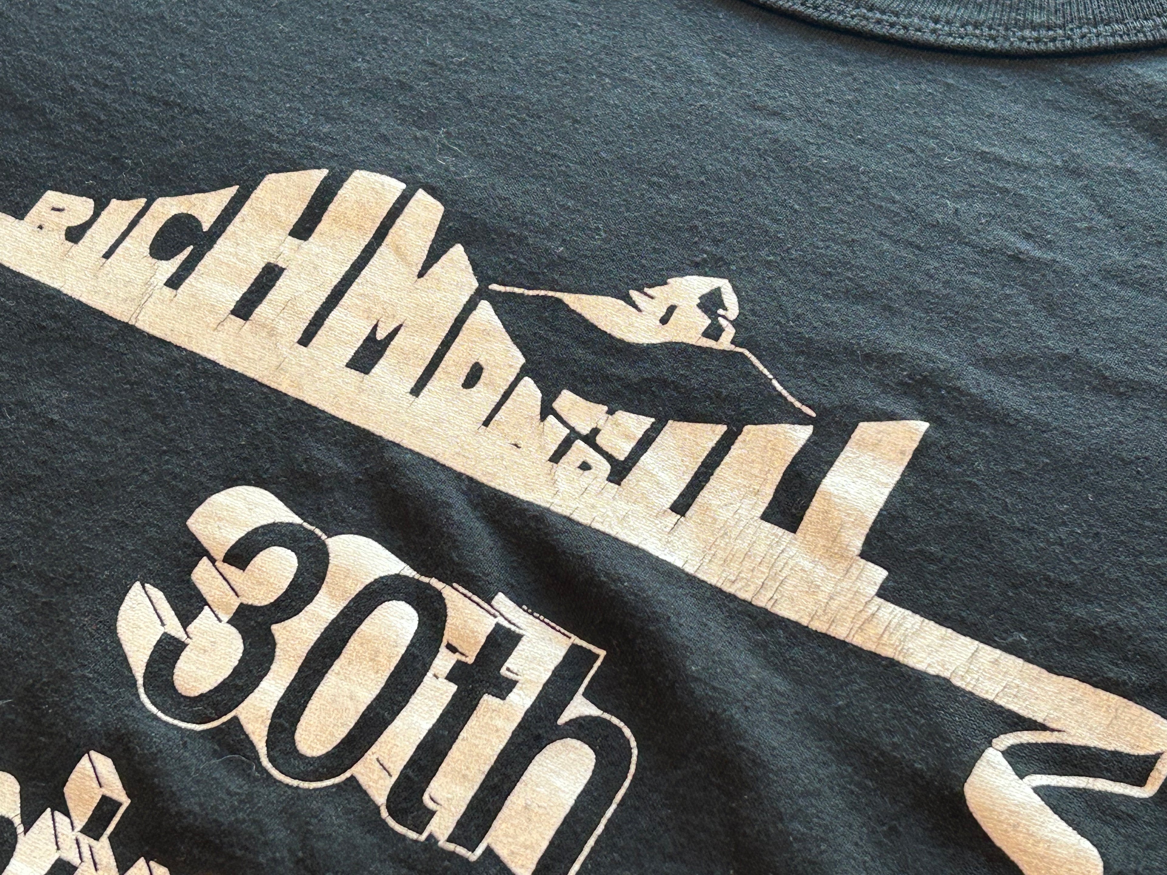 ★RUSSELLラッセルＵＳＡ製アメリカ製ヴィンテージトゥーフェイスＴシャツ黒ブラックＬ★ミリタリーアメカジ★古着屋オクトパスホールド★