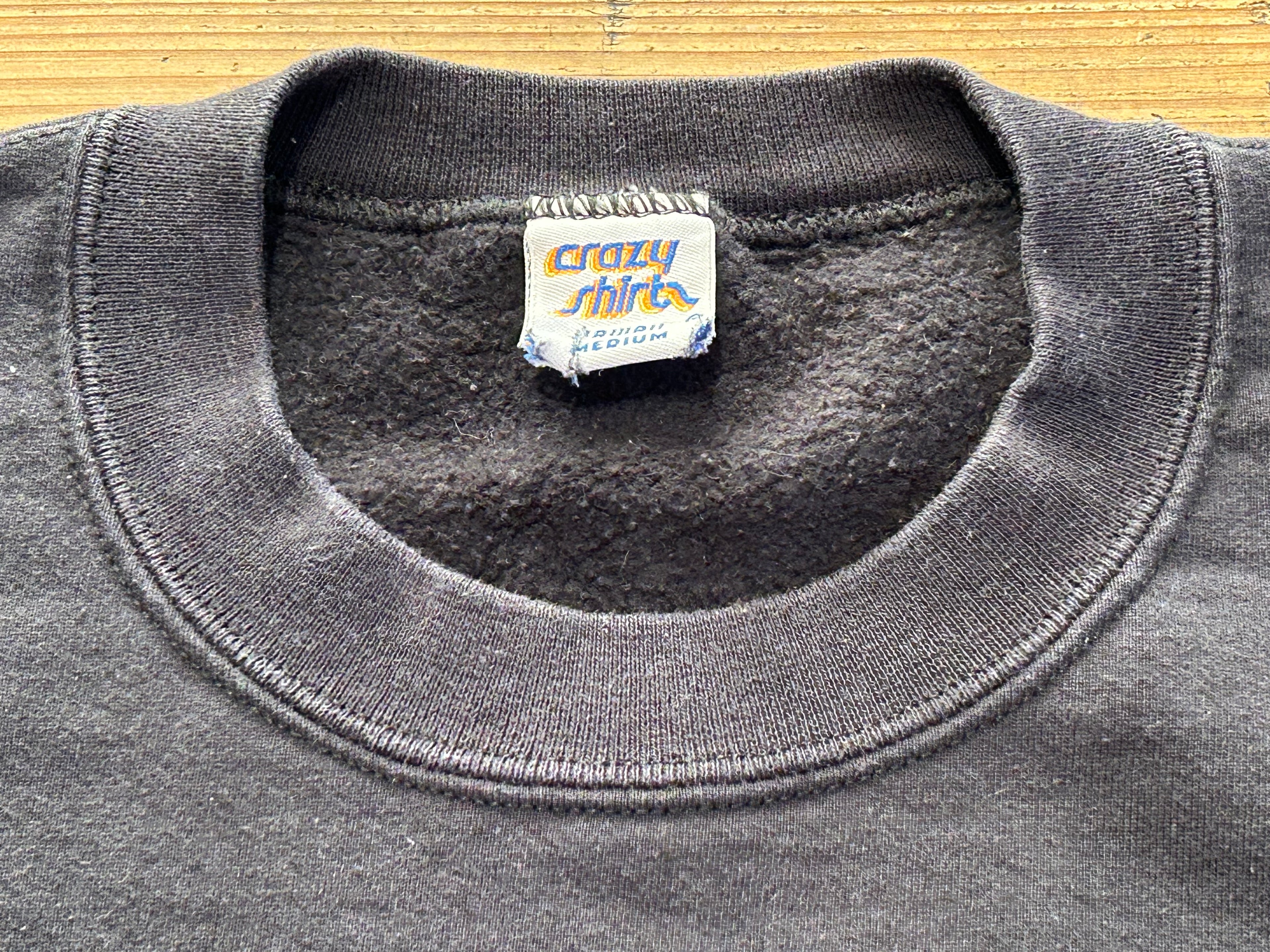 ★crazy shirtsクレイジーシャツＵＳＡ製アメリカ製ヴィンテージ両面プリントホットロッドスウェット黒ＸＬ★古着屋オクトパスホールド★