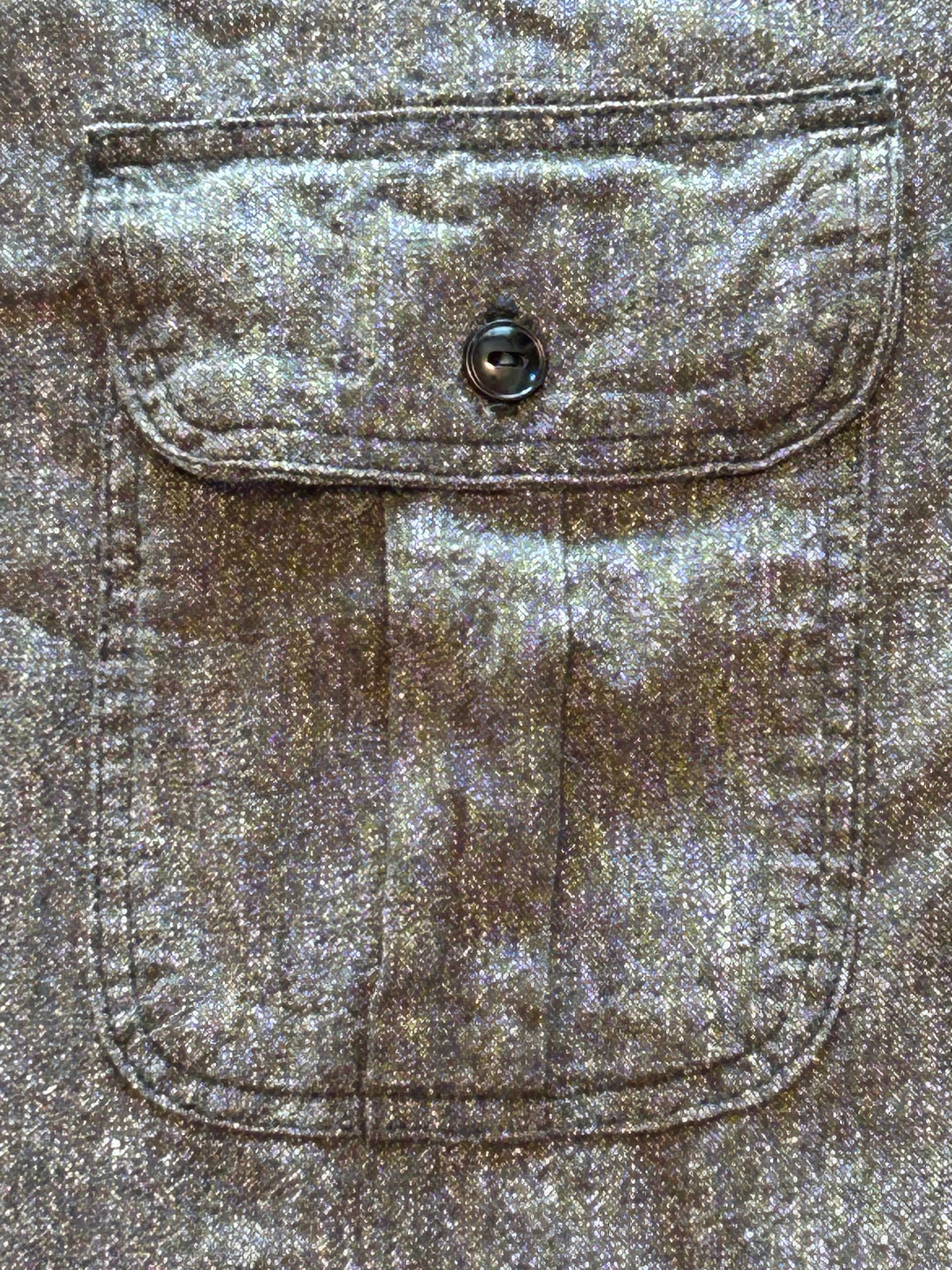 ★スペシャルヴィンテージ★ファイブブラザーハーフジップブラックシャンブレーシャツ黒シャン★ヘラクレスペイデイ★オクトパスホールド★