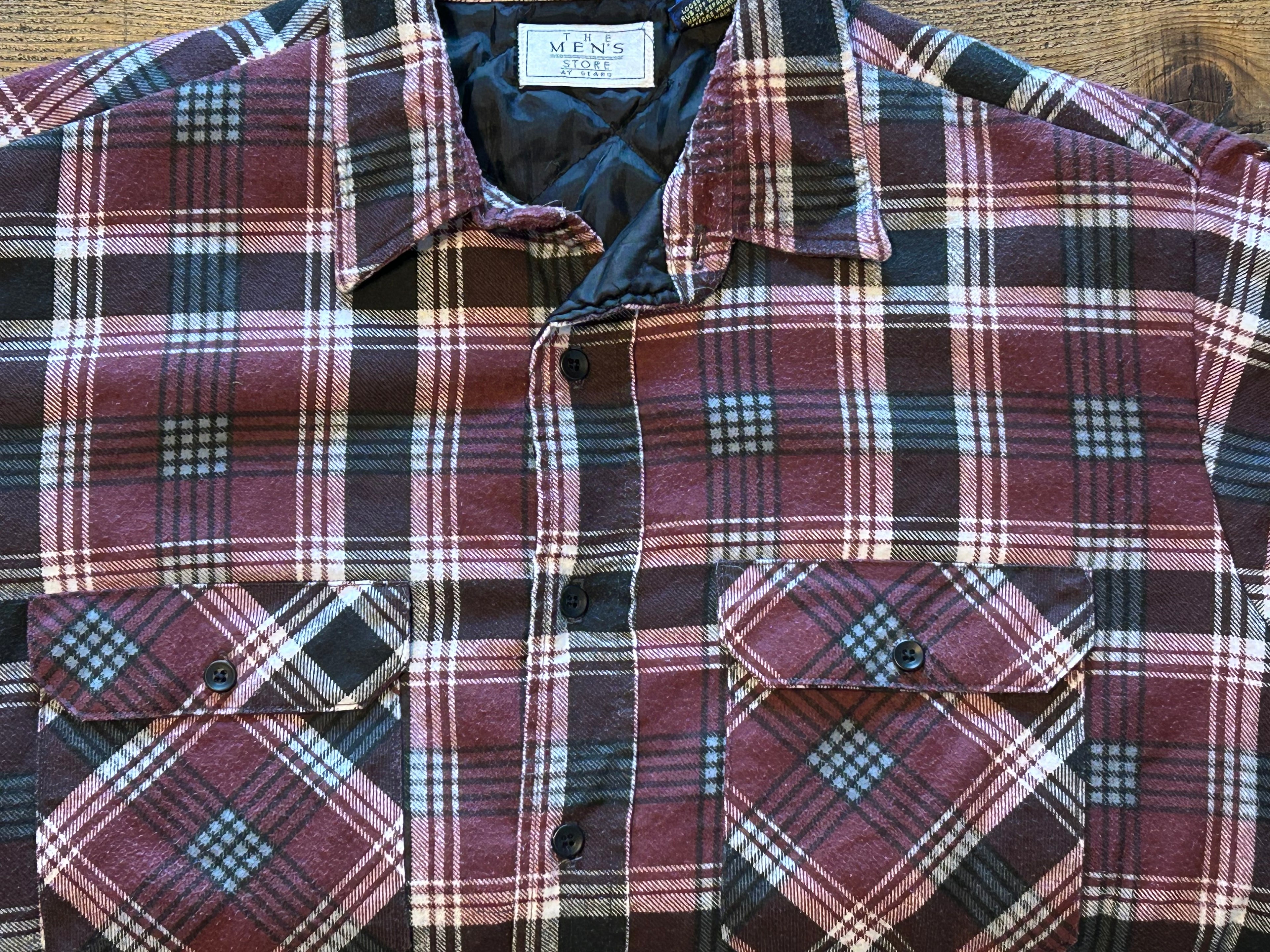 ★SEARSシアーズＵＳＡ製アメリカ製ヴィンテージキルティングネルシャツＸＸＬ★ファイブブラザービッグマック★古着屋オクトパスホールド★