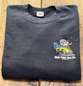 ★crazy shirtsクレイジーシャツＵＳＡ製アメリカ製ヴィンテージ両面プリントホットロッドスウェット黒ＸＬ★古着屋オクトパスホールド★