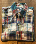 ★RALPH LAURENラルフローレンヴィンテージパッチワークシャツ①ＸＬ★RRLポロPOLOラグビーRUGBYラグビー限定★古着屋オクトパスホールド★