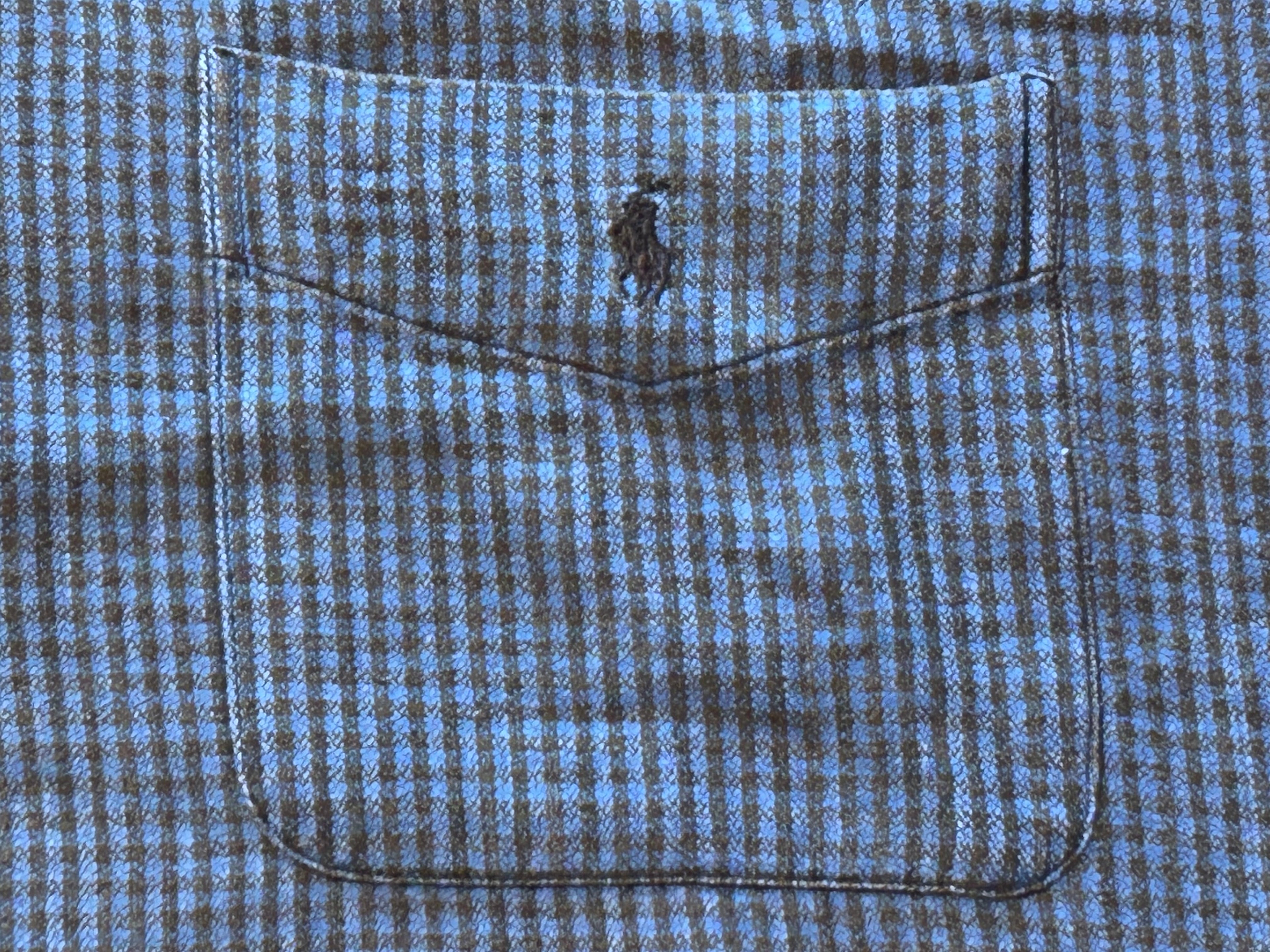 ★RALPH LAURENラルフローレンヴィンテージブレアチェックシャツ青黒ＸＬ★RRLポロPOLOラグビーRUGBYラグビー★古着屋オクトパスホールド★
