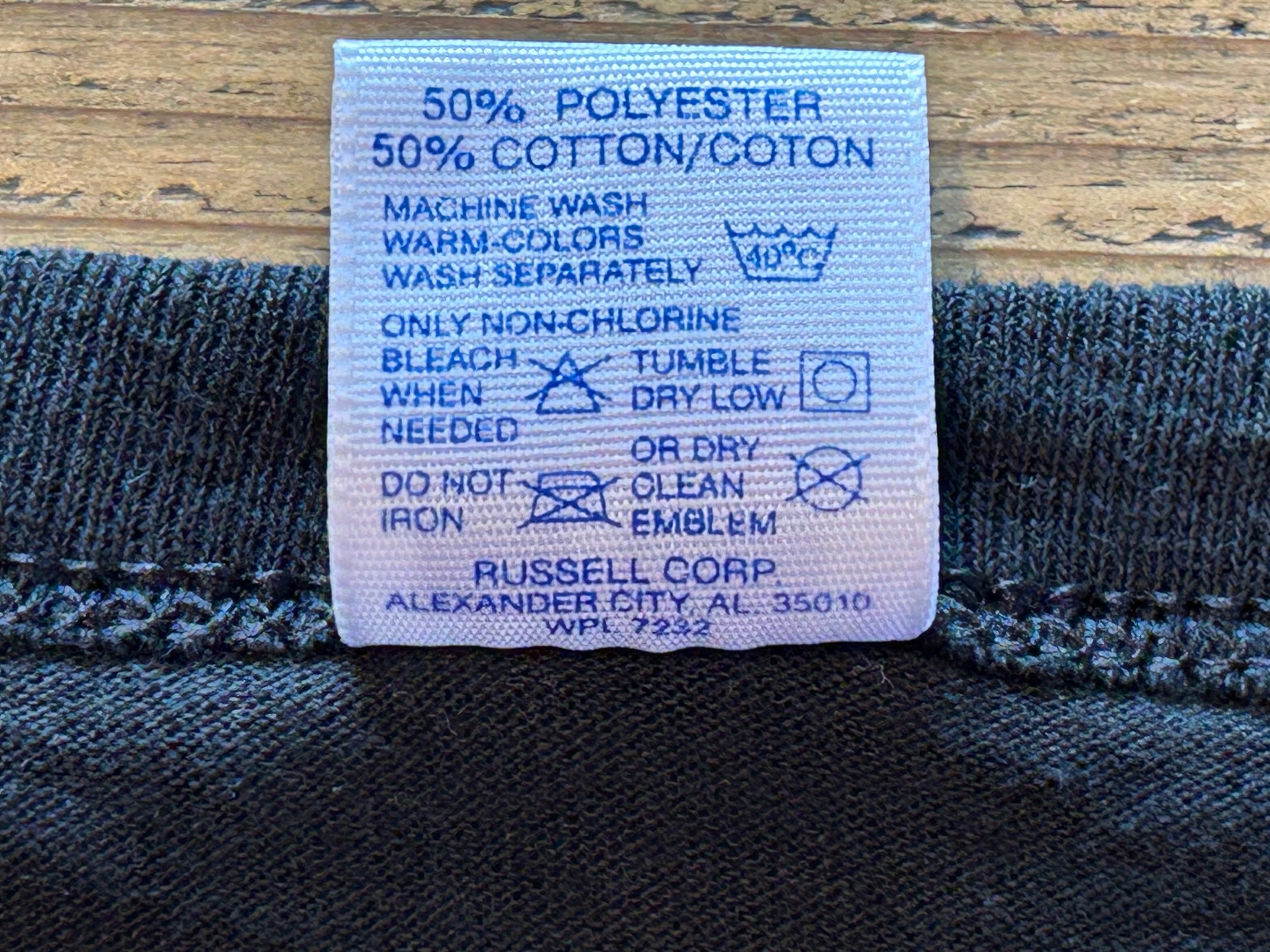 ★RUSSELLラッセルＵＳＡ製アメリカ製ヴィンテージトゥーフェイスＴシャツ黒ブラックＬ★ミリタリーアメカジ★古着屋オクトパスホールド★