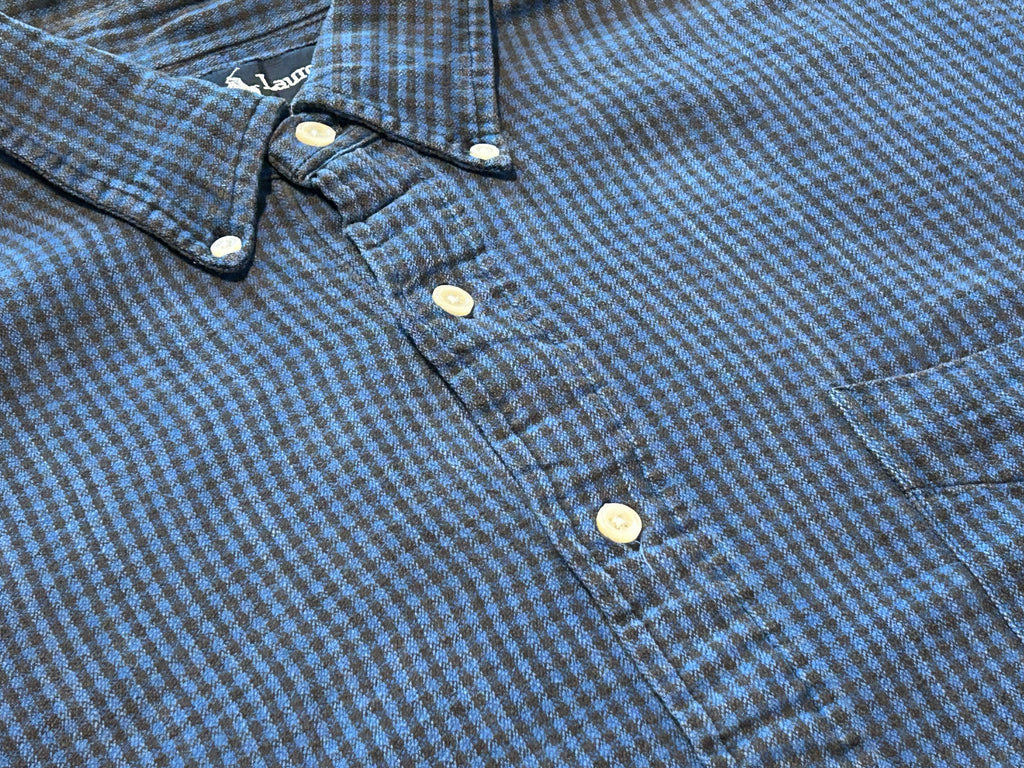 ★RALPH LAURENラルフローレンヴィンテージブレアチェックシャツ青黒ＸＬ★RRLポロPOLOラグビーRUGBYラグビー★古着屋オクトパスホールド★