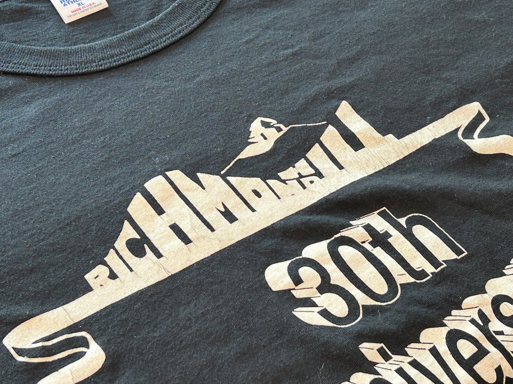 ★RUSSELLラッセルＵＳＡ製アメリカ製ヴィンテージトゥーフェイスＴシャツ黒ブラックＬ★ミリタリーアメカジ★古着屋オクトパスホールド★